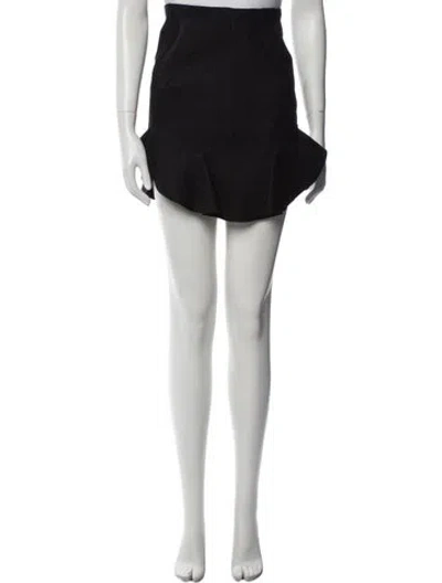 Pre-owned Isabel Marant Virgin Wool Mini Skirt In White