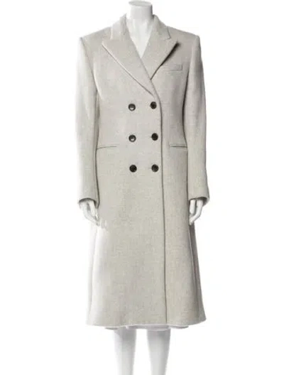Pre-owned Isabel Marant Virgin Wool Peacoat In Gray