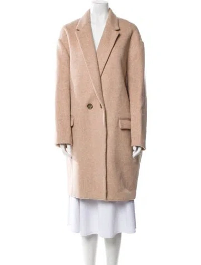 Pre-owned Isabel Marant Virgin Wool Peacoat In Pink