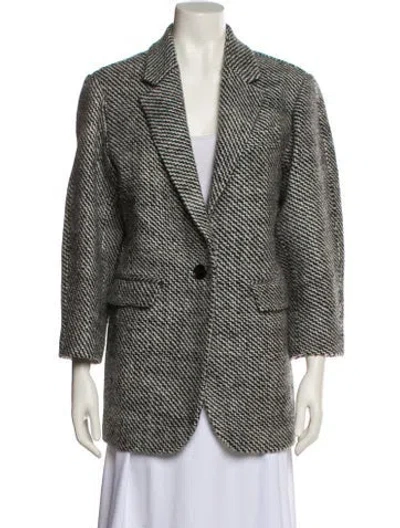 Pre-owned Isabel Marant Virgin Wool Printed Blazer In Neutral