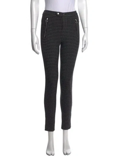Pre-owned Isabel Marant Virgin Wool Skinny Leg Pants In Black