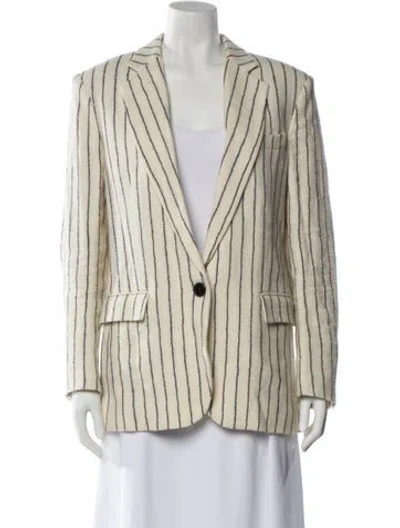 Pre-owned Isabel Marant Virgin Wool Striped Blazer In Multi