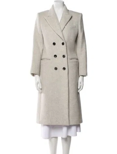 Pre-owned Isabel Marant Virgin Wool Trench Coat In Neutral