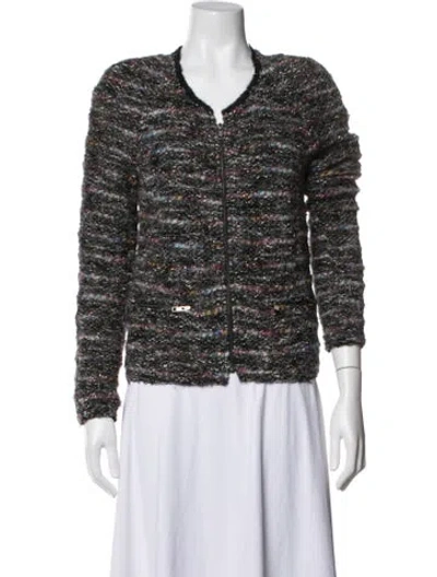 Pre-owned Isabel Marant Virgin Wool Tweed Pattern Jacket In Multi