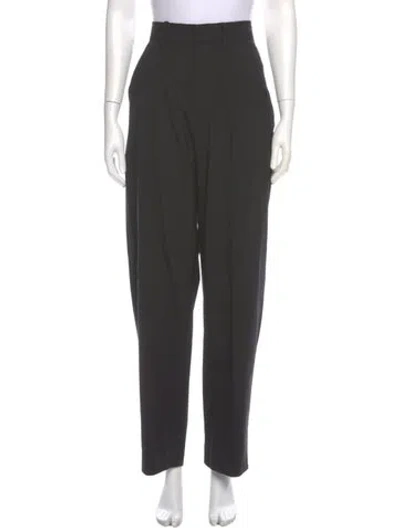 Pre-owned Isabel Marant Virgin Wool Wide Leg Pants In Gray