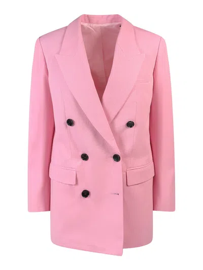 Isabel Marant Women Nevim Double-breasted Jacket In Pink