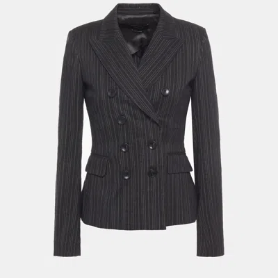 Pre-owned Isabel Marant Viscose Blazer 42 In Black