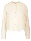 Isabel Marant Viscose Shirt Tops Beige In Beige