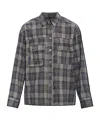 Isabel Marant Vittorio Check-pattern Shirt In Gray