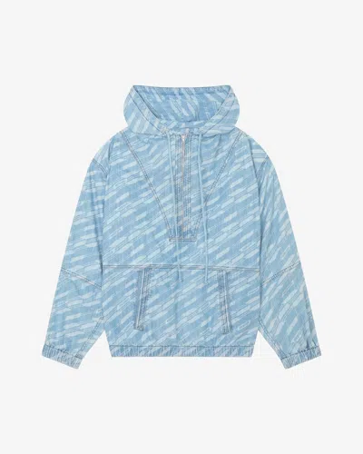 Isabel Marant Vlode Top In Light Blue