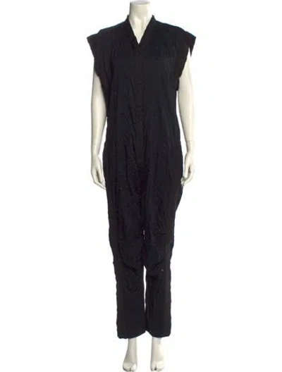 Pre-owned Isabel Marant V-neck Jumpsuit In Black