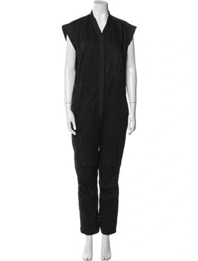 Pre-owned Isabel Marant V-neck Jumpsuit In Blue