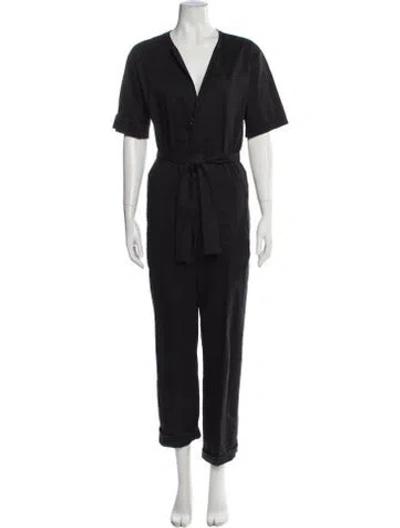 Pre-owned Isabel Marant V-neck Jumpsuit In Gray