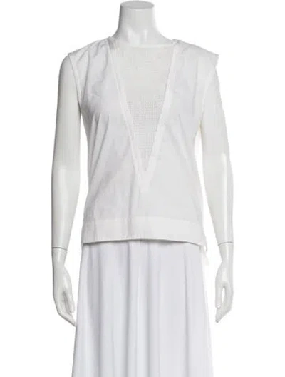 Pre-owned Isabel Marant V-neck Sleeveless Top In Neutral