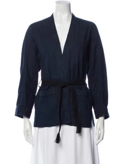 Pre-owned Isabel Marant V-neck Sweater In Blue