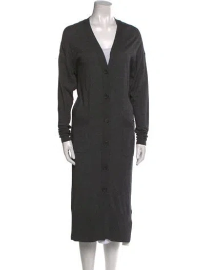 Pre-owned Isabel Marant V-neck Sweater In Gray