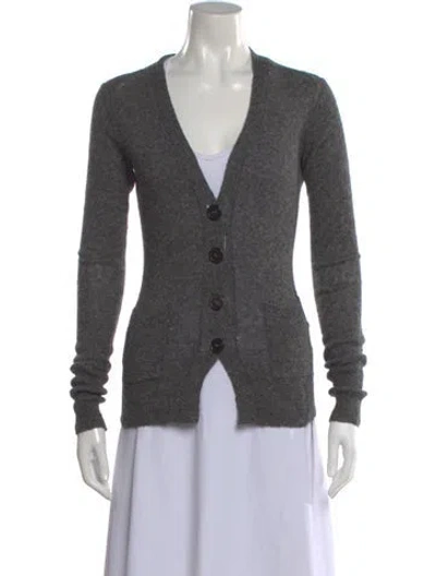 Pre-owned Isabel Marant V-neck Sweater In Gray