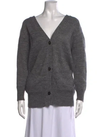 Pre-owned Isabel Marant V-neck Sweater In Gray
