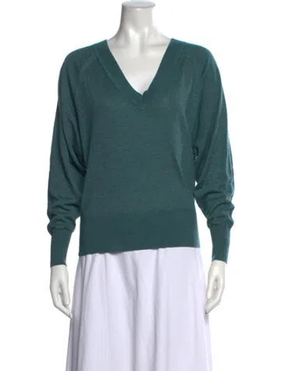 Pre-owned Isabel Marant V-neck Sweater In Green