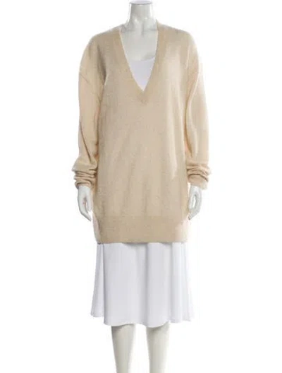 Pre-owned Isabel Marant V-neck Sweater In Neutral