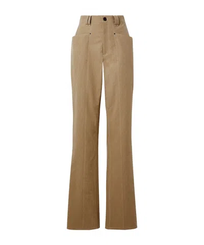 Isabel Marant Vokayae Casual Pants In Brown