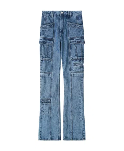Isabel Marant Vokayo Straight-leg Jeans In Gray