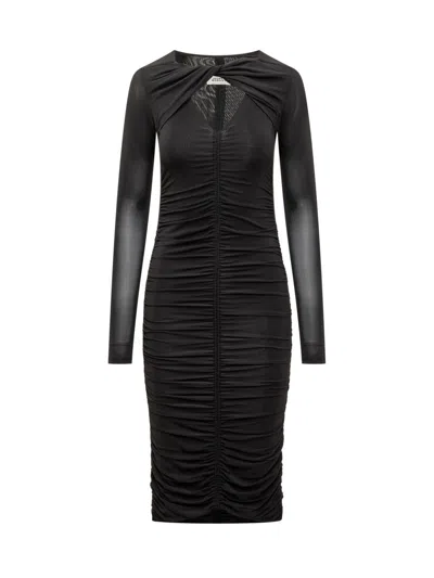 Isabel Marant Volgane-ga Dress In Black