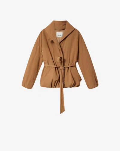 Isabel Marant Volinda Coat In Camel