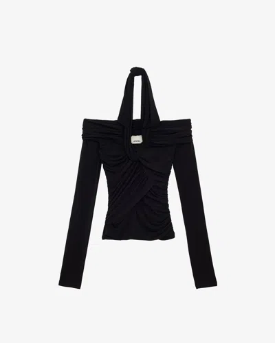 Isabel Marant Vonda Top In Black