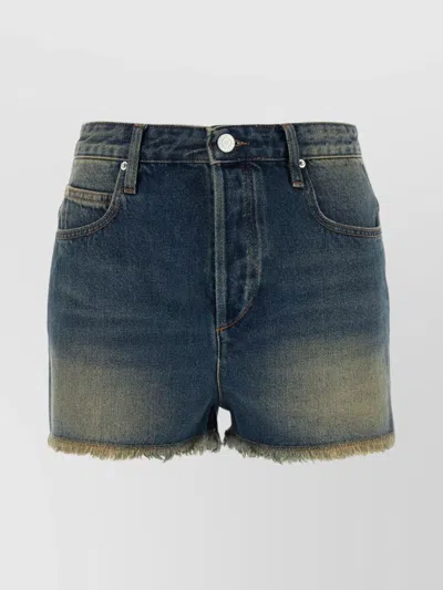 ISABEL MARANT WAIST BELT LOOPS SHORTS