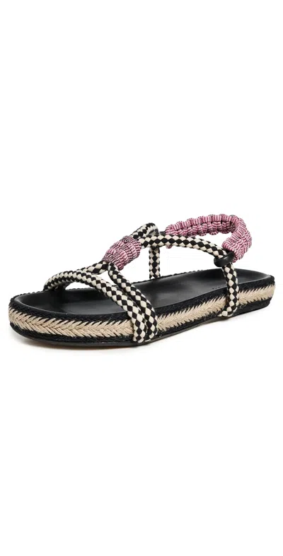 ISABEL MARANT WALTEE SANDALS BLACK