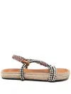 Isabel Marant Espadrilles Waltee Mit Leder In Neutrals