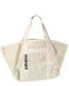 Isabel Marant Warden Canvas Tote In Sand