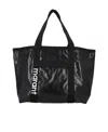 Isabel Marant Darwen Logo-embroidered Tote Bag In Black