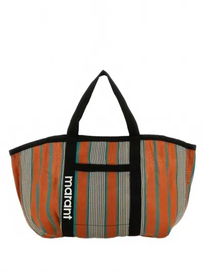 Isabel Marant Warden Tote Bag In Orange