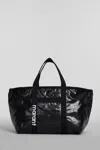 Isabel Marant Darwen Logo-embroidered Tote Bag In Black