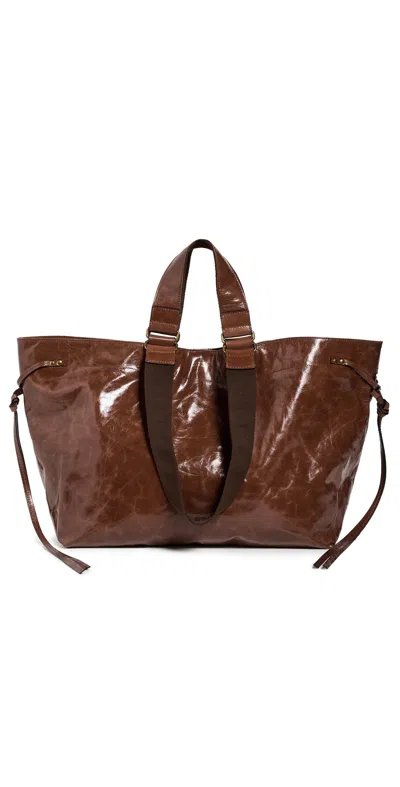 Isabel Marant Wardy Bag Chocolate In Brown