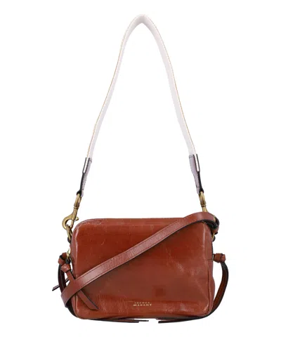 Isabel Marant Wardy Camera Shoulder Bag In Cognac