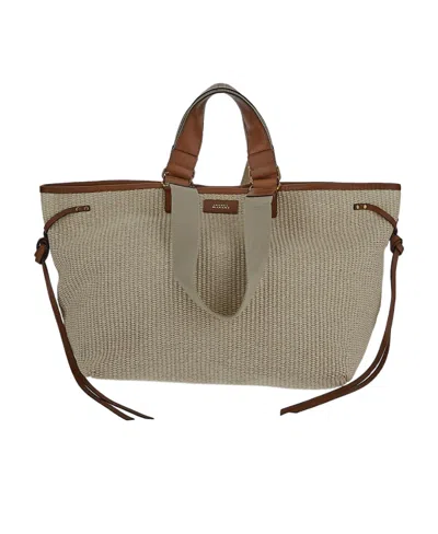 Isabel Marant Wardy Interwoven-design Tote Bag In Nude