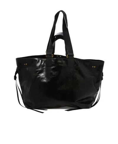 Isabel Marant Wardy Tie-fastened Tote Bag In Black