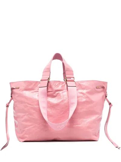 Isabel Marant Wardy Tote Bag In 粉色