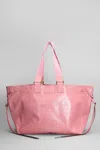 Isabel Marant Wardy Tote In Pink
