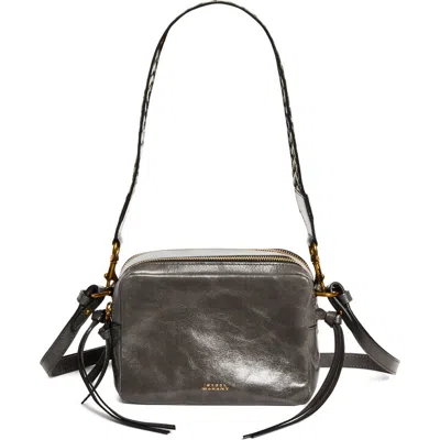 Isabel Marant Wardy Xo Capsule Leather Camera Bag In Anthracite