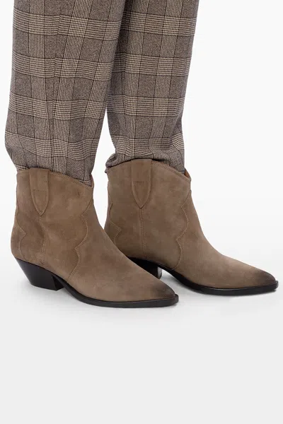 Isabel Marant ‘washed Iconic' Boots In Beige