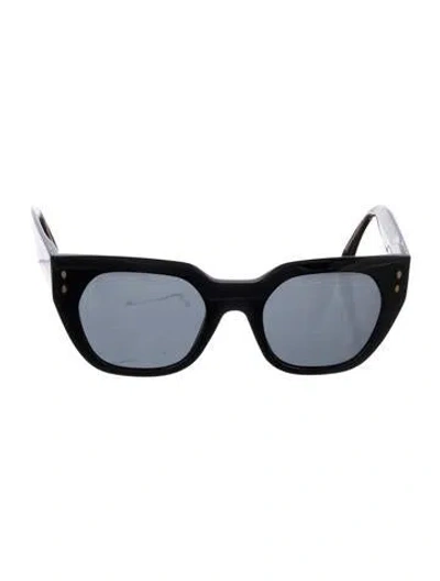 Pre-owned Isabel Marant Wayfarer Tinted Sunglasses In Black