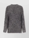 Isabel Marant Silver Nylon Blend Wayne Sweater In Black