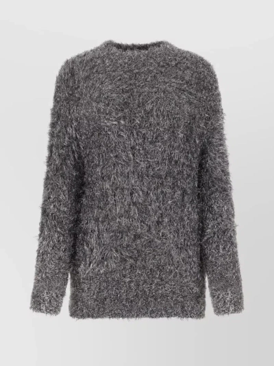 ISABEL MARANT WAYNE LONG SLEEVE TEXTURED KNIT SWEATER