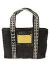 ISABEL MARANT WEAVE LOGO PATCH TOTE