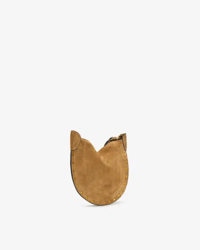 Isabel Marant Weiche Schultertasche Mini Moon In Camel