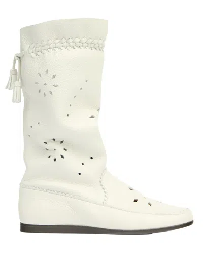 Isabel Marant Welky Boots In White